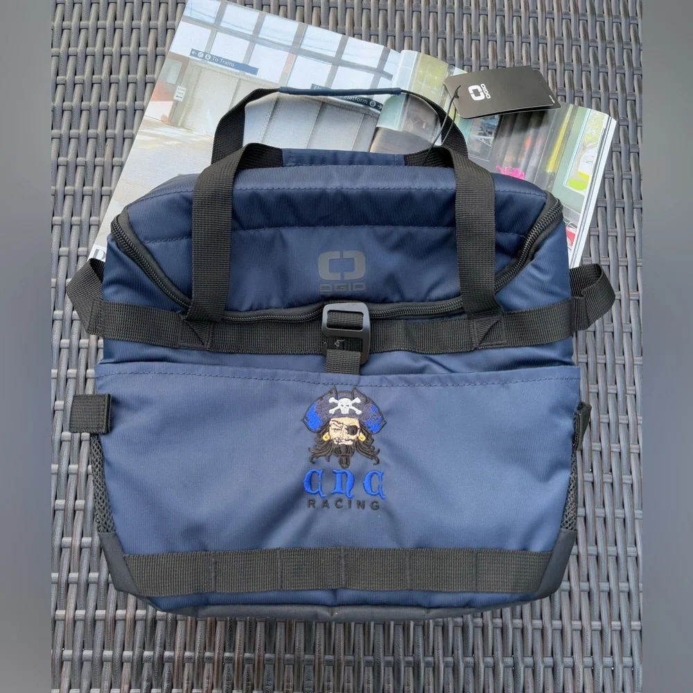 New OGIO 24 Pack-Cooler In Navy Blue/Black * Embroidered Logo